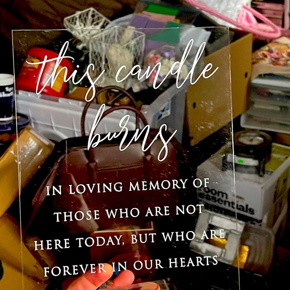 Memory table sign - Picture 2 of 3